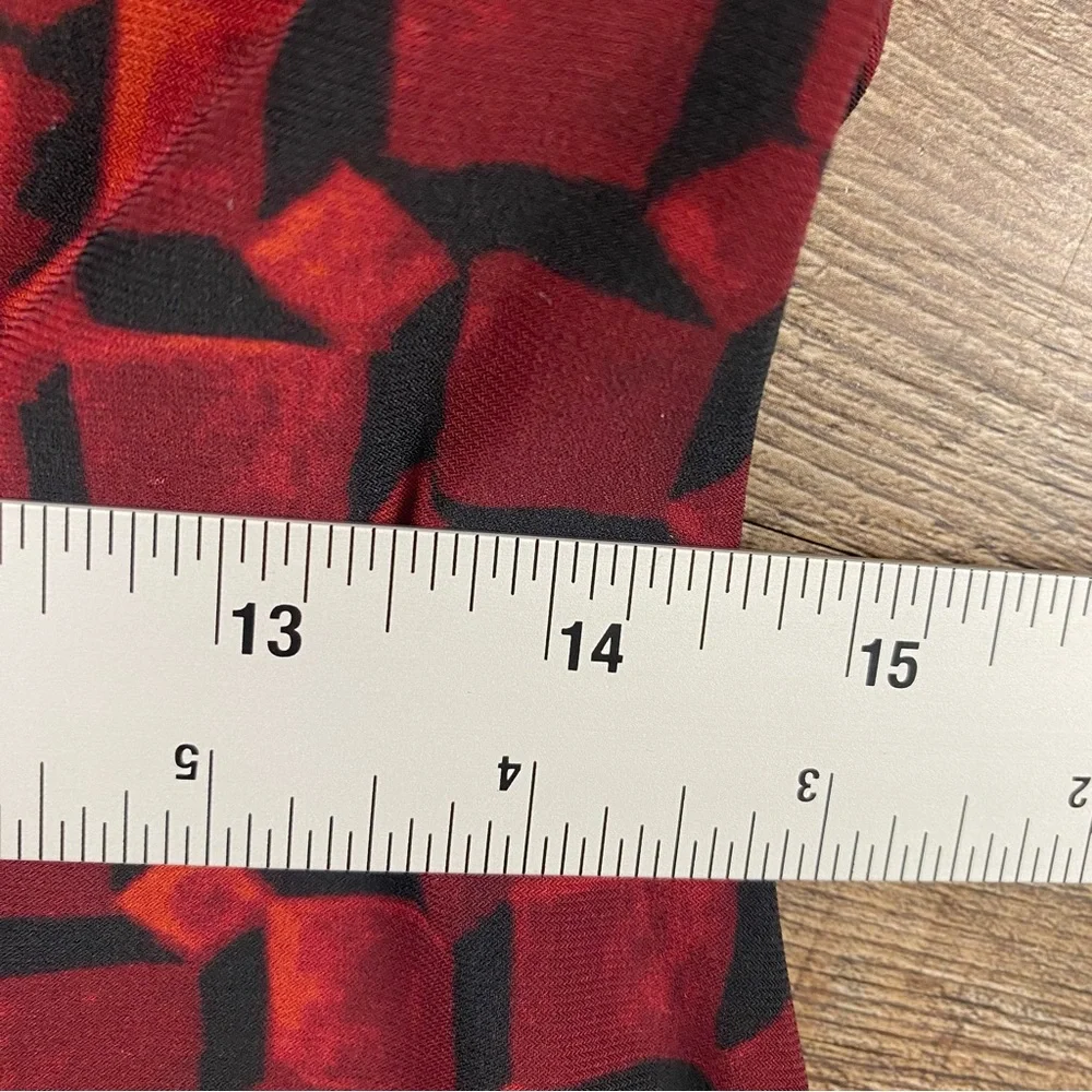 Patterned Red Dress - Picture 11 of 11
